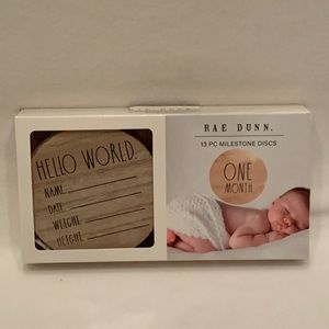 Rae Dunn 13 PC Milestone Disc NWT